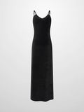 LUNA | Midnight Velvet Dress