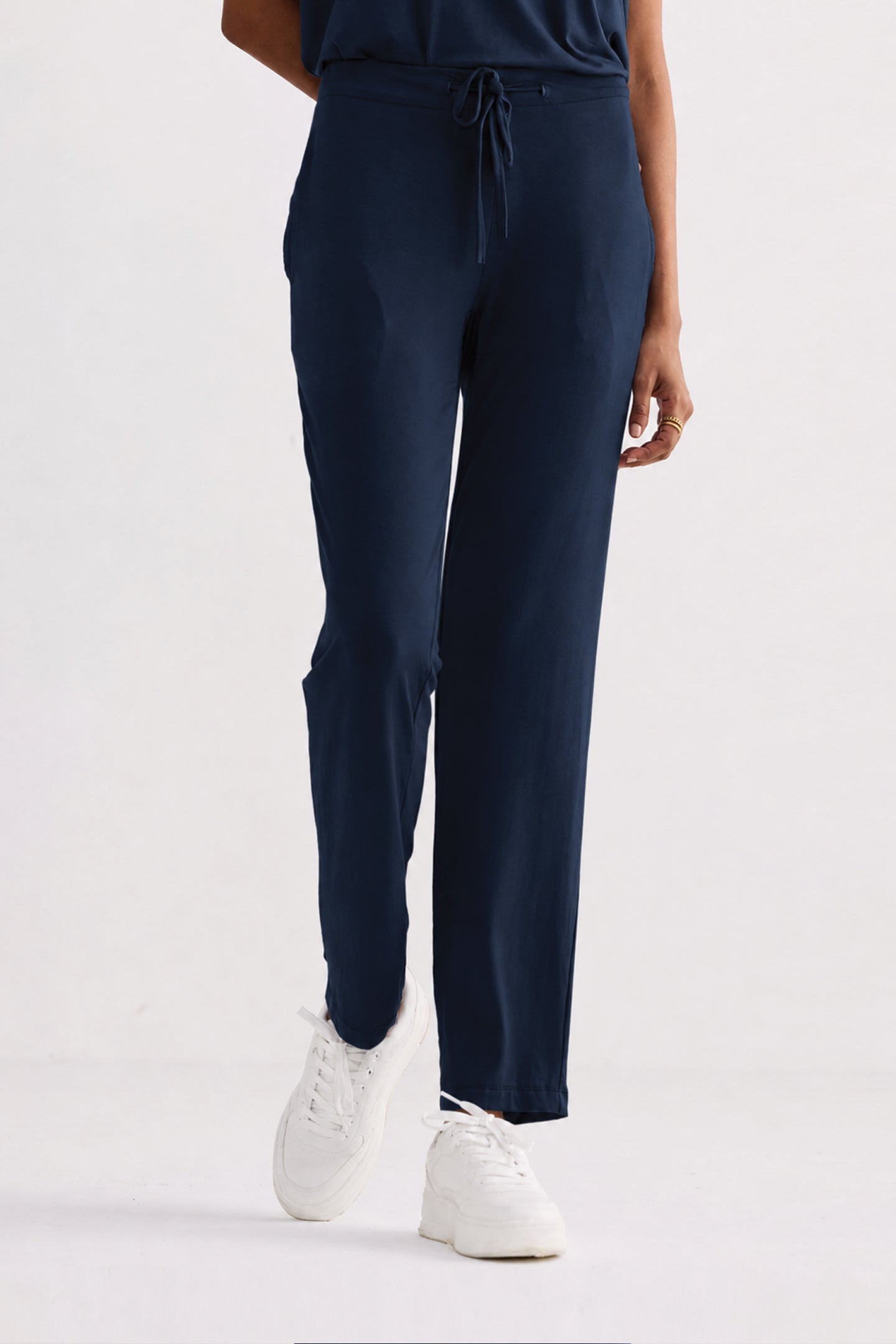 Relaxed Tee Set In Navy