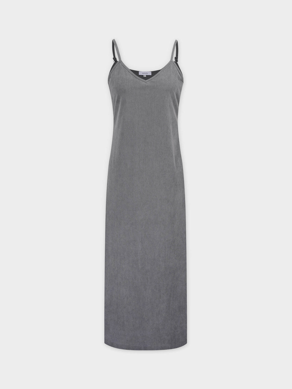 ISLA | Dove Grey Velvet Dress