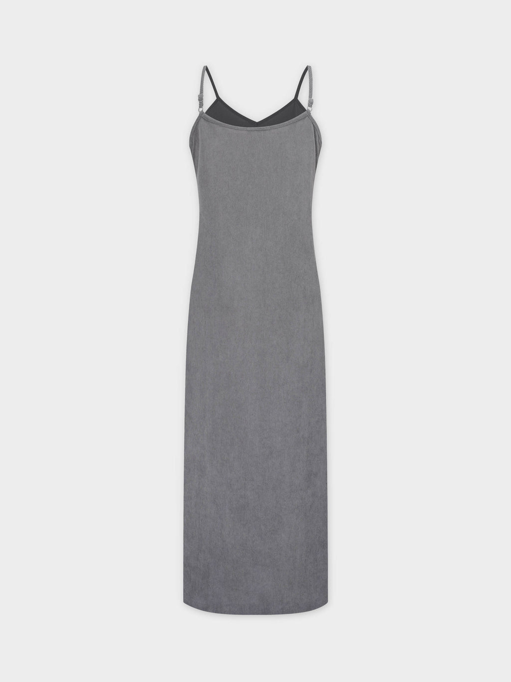 ISLA | Dove Grey Velvet Dress
