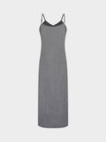 ISLA | Dove Grey Velvet Dress