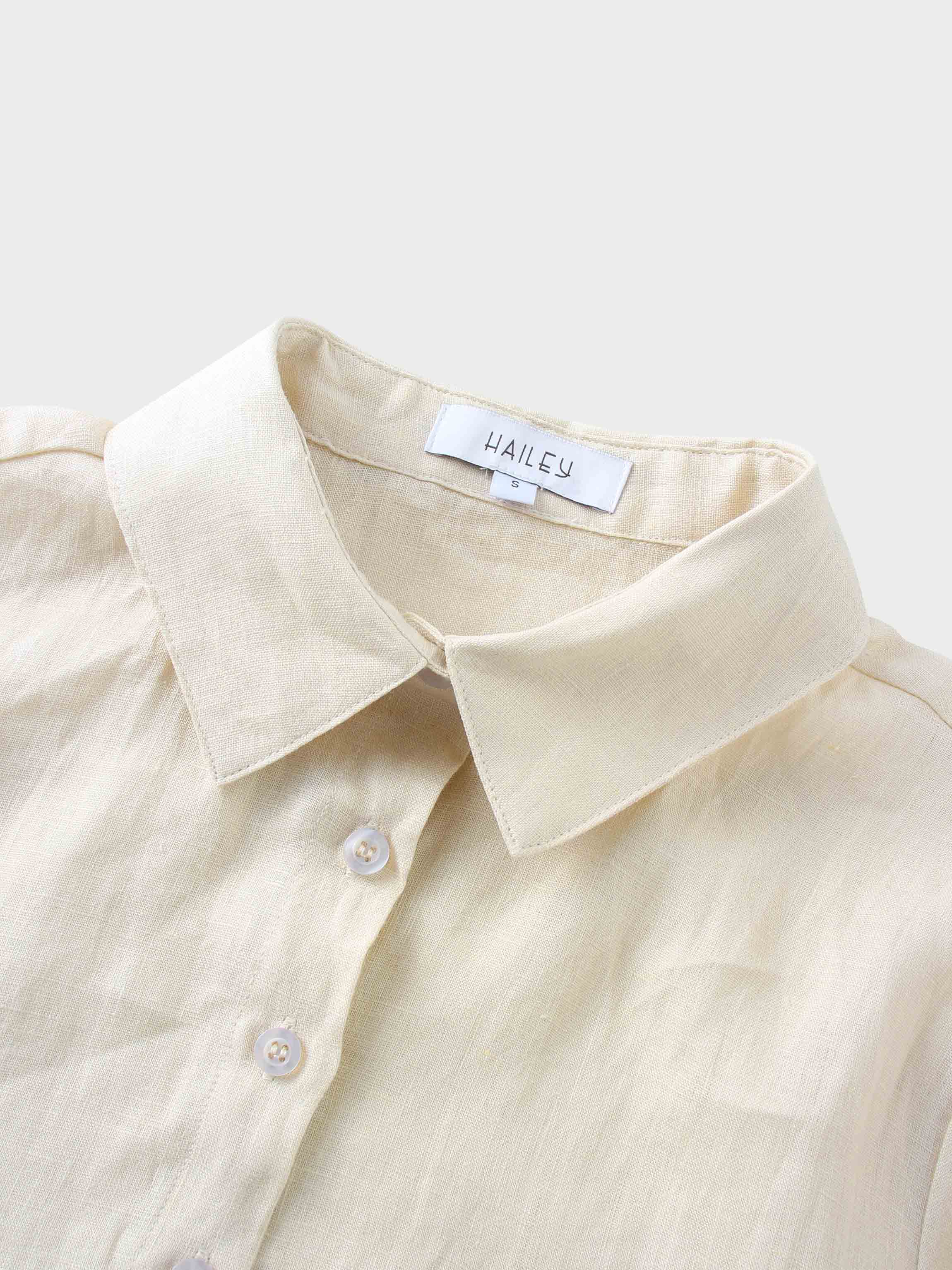 CELINE | Ecru Linen Shirt
