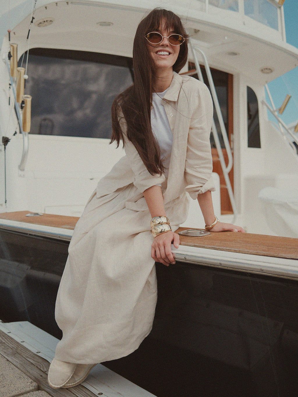 CELINE | Ecru Linen Shirt