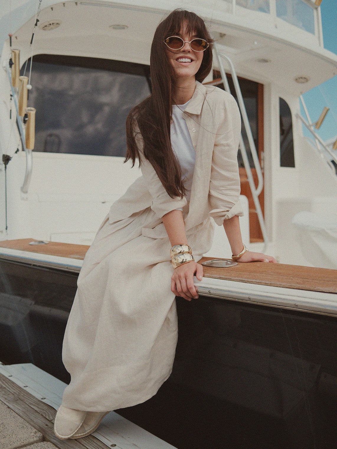 CELINE | Ecru Linen Shirt