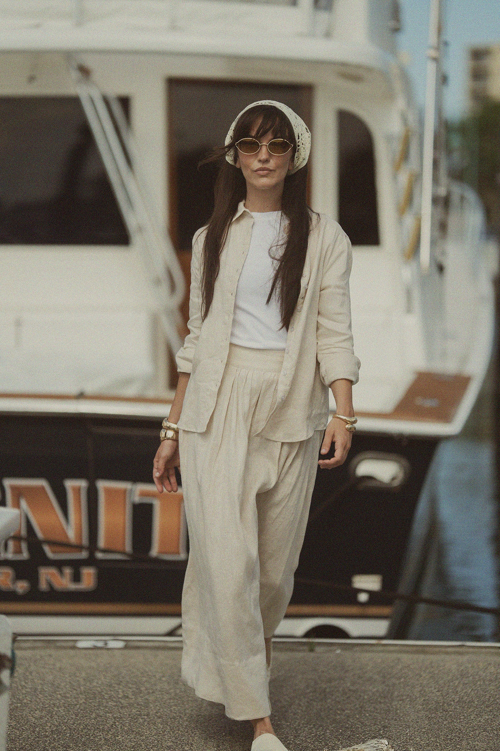 CELINE | Ecru Linen Shirt