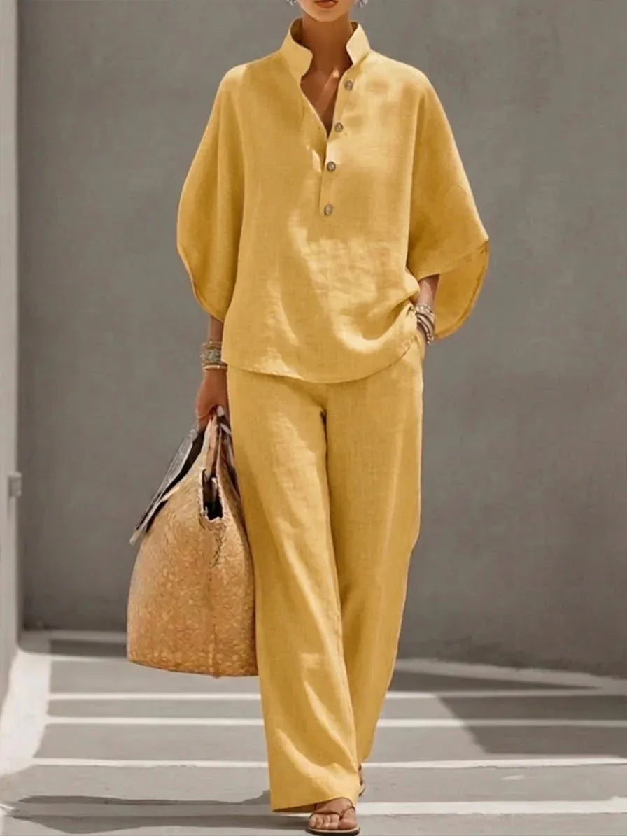 SIENNA | Relaxed Linen Two Piece Set