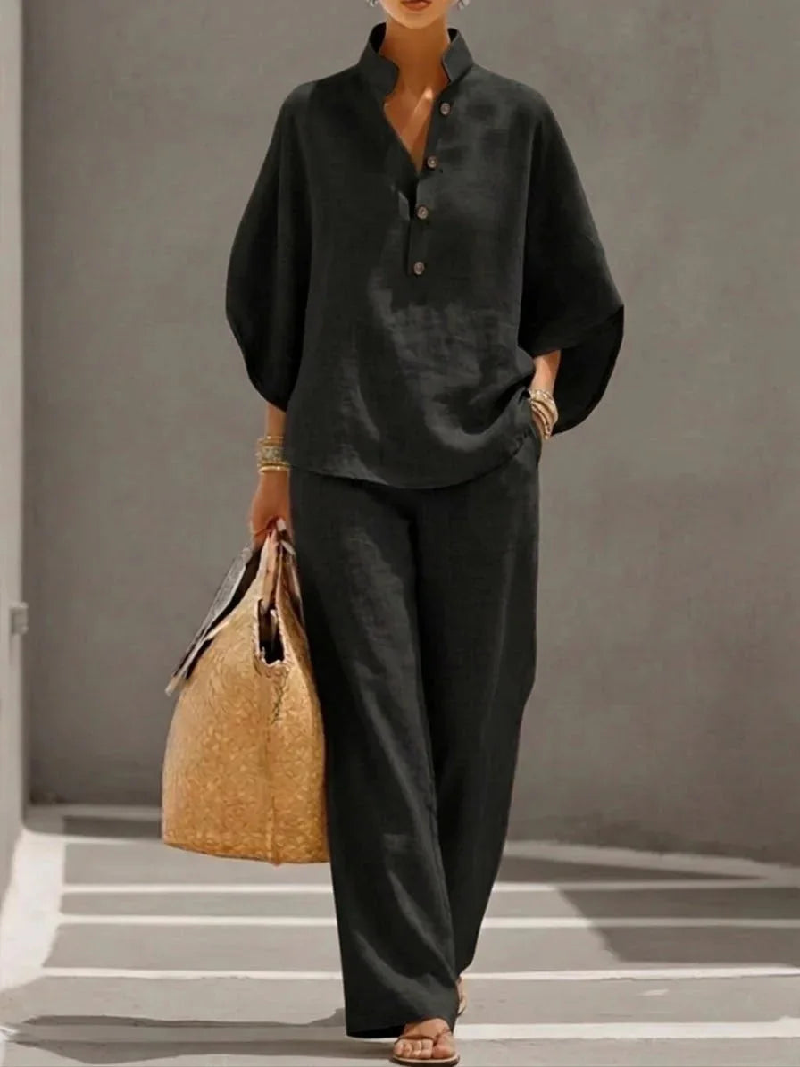 SIENNA | Relaxed Linen Two Piece Set