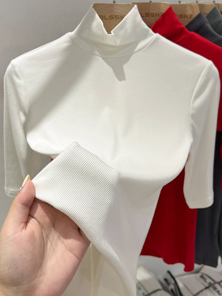 MIA | Essential Mock Neck T-Shirt