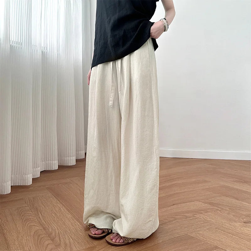 ELENA | Siena Palazzo Linen Pants