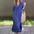 MILA | Relaxed Linen Maxi Dress