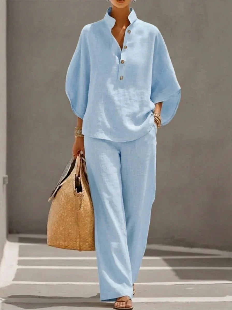 SIENNA | Relaxed Linen Two Piece Set