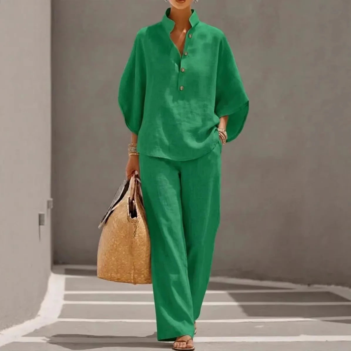 SIENNA | Relaxed Linen Two Piece Set