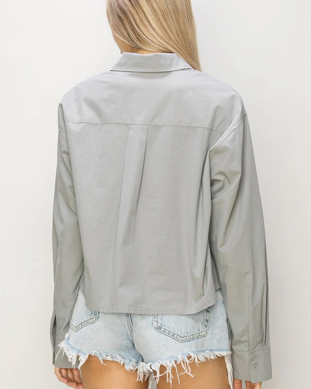 AMELIA | Tailored Crop Shirt