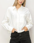 AMELIA | Tailored Crop Shirt