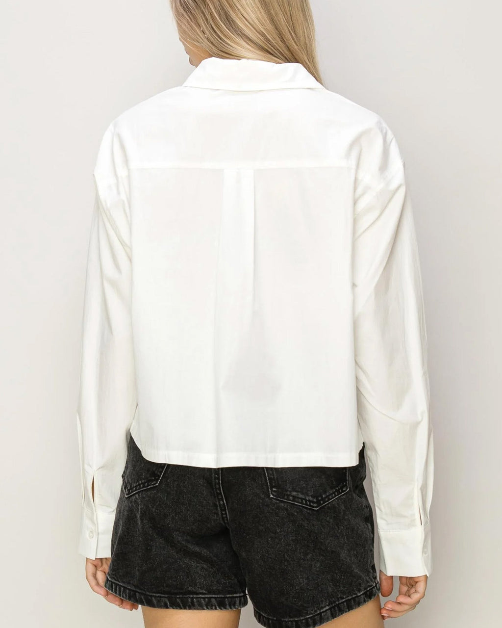 AMELIA | Tailored Crop Shirt