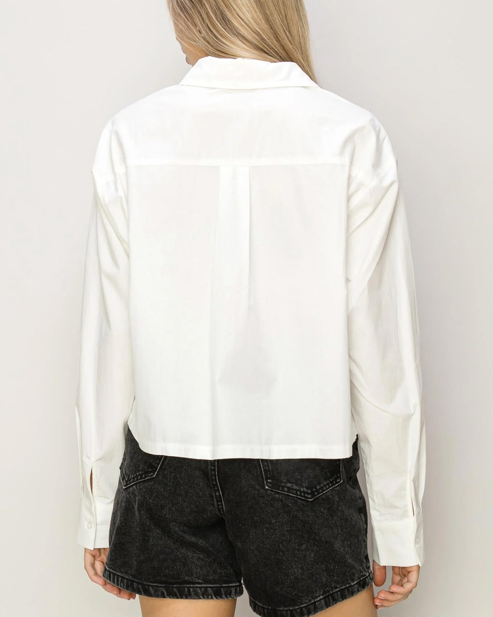 AMELIA | Tailored Crop Shirt