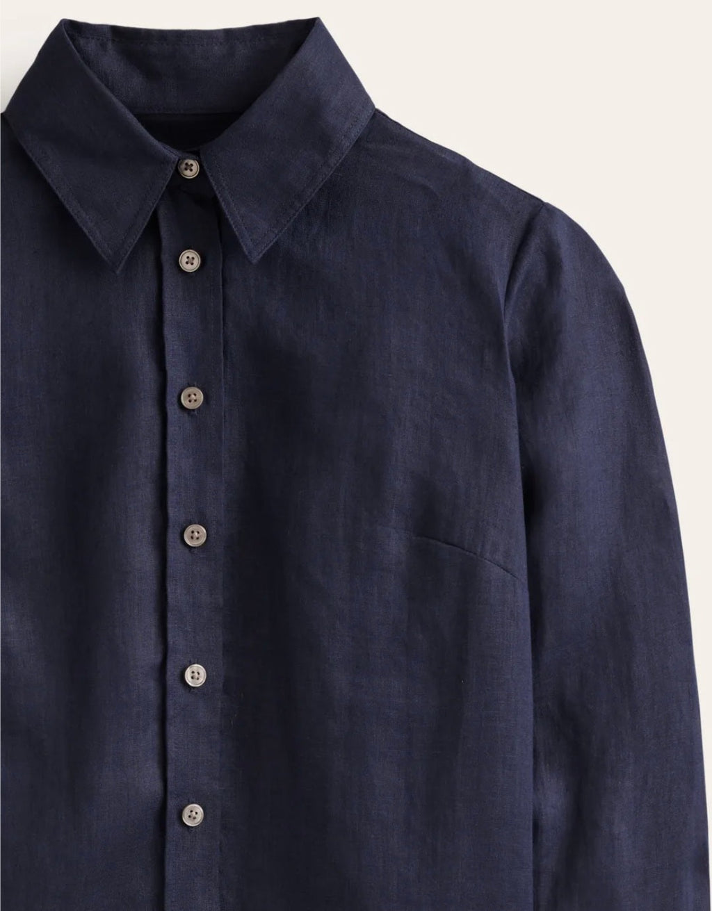 NOA | Navy Linen Shirt